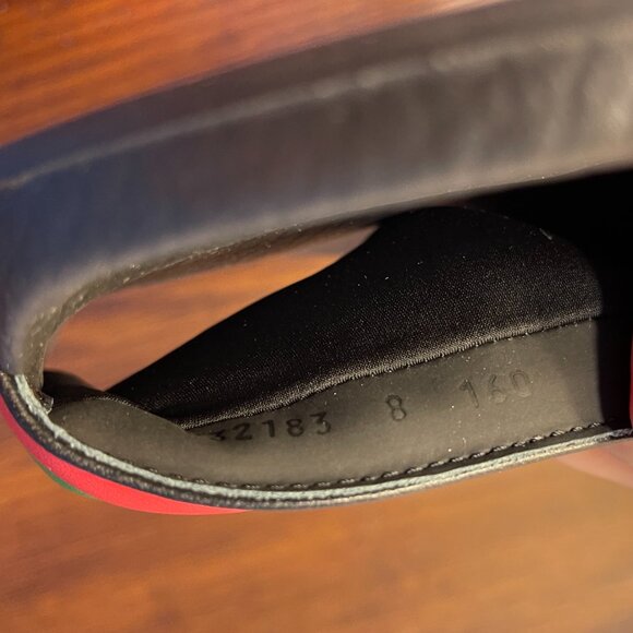 Gucci Mens 632183 Black Rubber 'Original Gucci' Slides Sandals, Sz. Gucci 8, 10 - Picture 13 of 15